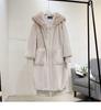 Women's imitation fur coat light imitation lazy rabbit hair fashion large size medium and long coat