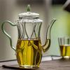 250 ml Värmetålig Glas tekanna i Imitation av Songdynastins stil Med Handtag Bryggare Blomtegryta Kungfu Te-set Tebryggare