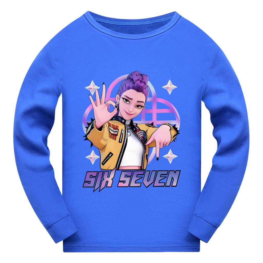 5232 Kids Girls Rumi Zoey Mira Super Star Print Long Sleeves T-Shirt