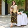 Jianhu Mom's Summer Short-Sleeve T-Shirt & Skirt Set