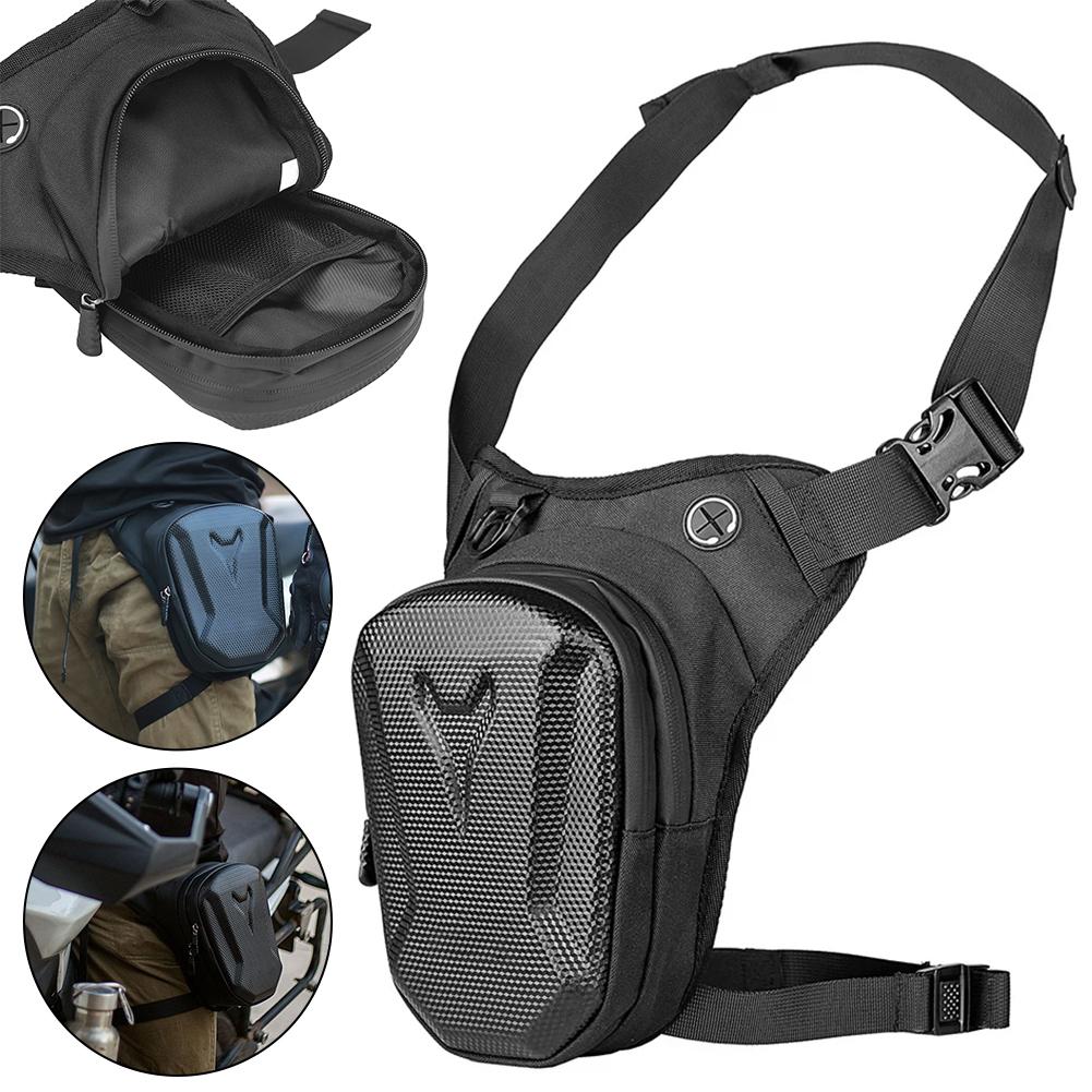 Motorcycle Bag Waterproof Motor Drop Waist Leg Bag Thigh Belt Bag Motorbike Saddle Side Bags Mobile Phone Purse Fanny Pack Bags