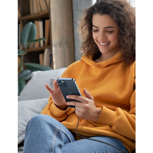 UGREEN USB-C Lightning Cable [MFi Certified, PD Compatible, 1M] Fast Charging Lightning Cable, Heavy Duty, Nylon Braid Compatible with iPhone 14/iPhon