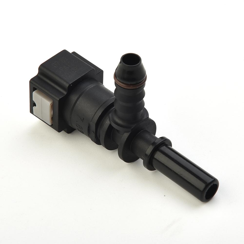 Car Fuel Line Hose Quick Release Connector 7.89mm ID6 Female Bundy Tee Fitting Auto Fuel Line Rubber Hose Coupler Accessories Fuel System 2