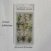 Nature Book Series Handbag Sticker Pack PVC Plant Flower Retro Material Paper Children's Handbag Sticker