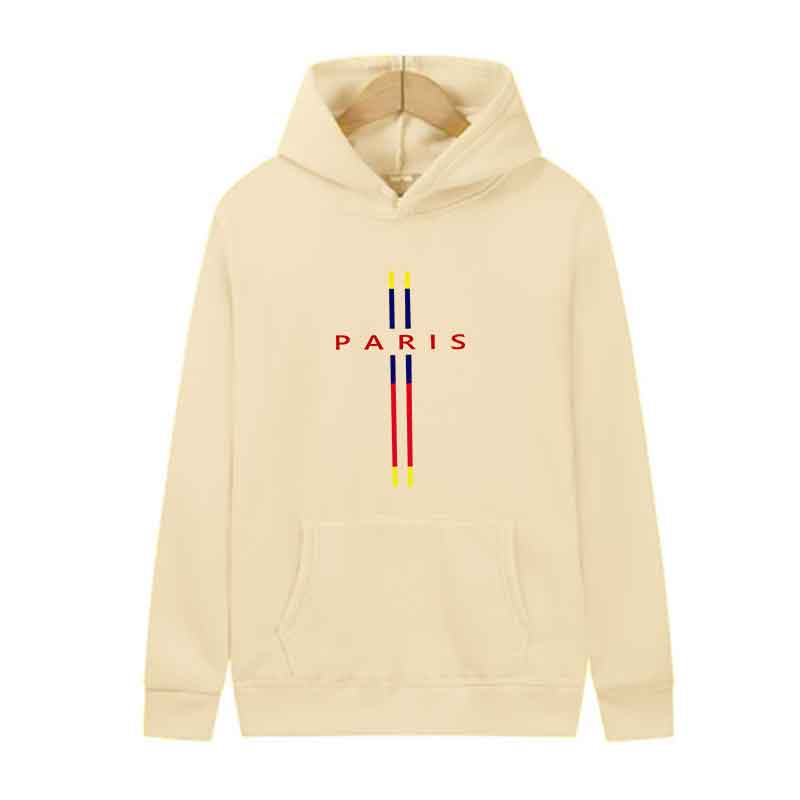 European Style Print Men Sweatshirt Warm Sport Fitness Pocket Streetwear Fashion Casual Hoodies Pullovers Trends Daily Clothing