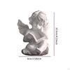 Angel Statue Resin Cherub European Creative Collectible Figurine Sculpture for Bedroom Home