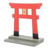 1Pc Building Model Japanese Shinto Torii Wooden Gate Japanese Shrine Statue Miniature Shrine Home Desktop Decoration
