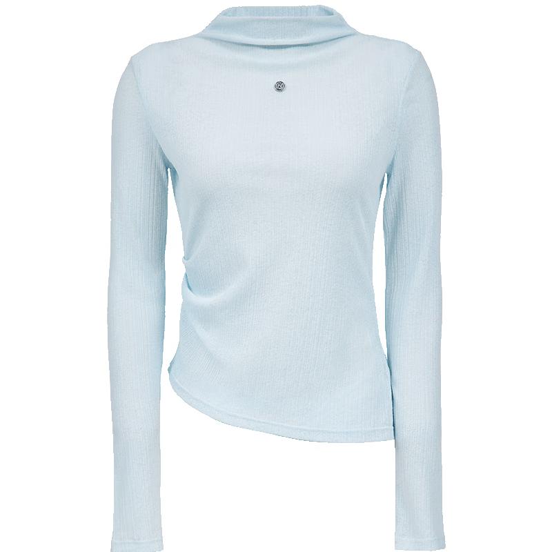 ONLY Asymmetrical Slim Fit Turtleneck Knit Top XXL