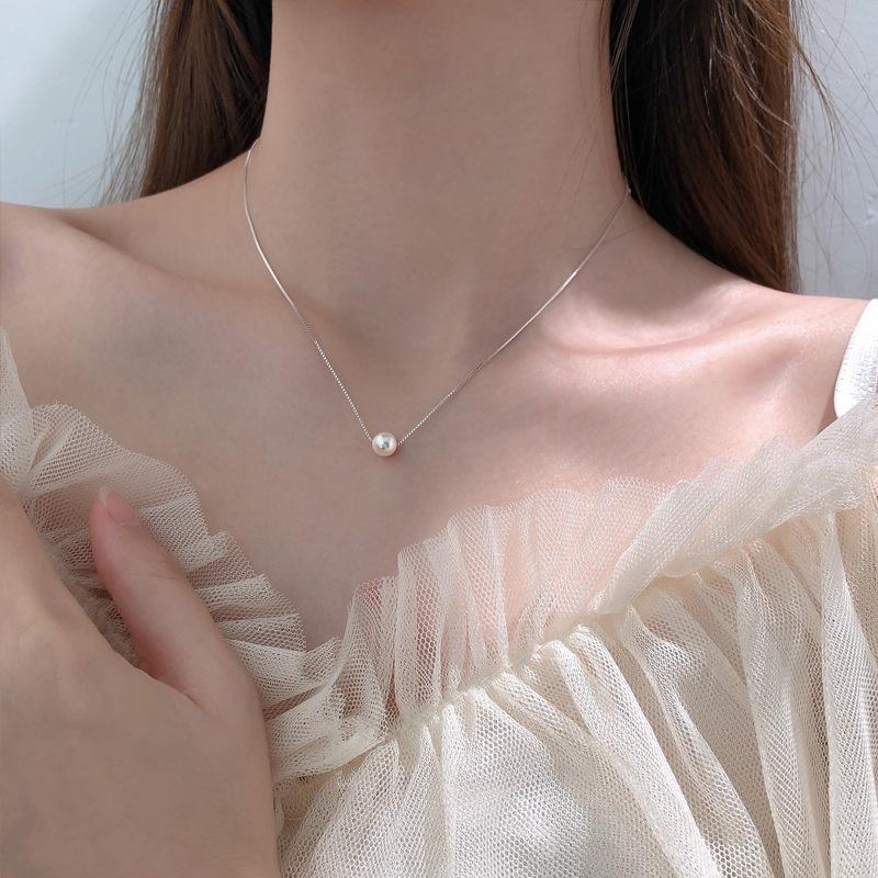 Kobiety Srebrny Naszyjnik Geometryczny Motyl Kwiat Wielostylowy Łańcuch Obojczyka Biżuteria Akcesoria