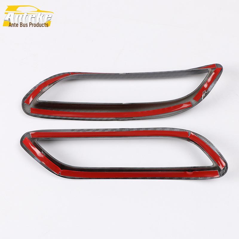 18 Camry Kroužek zadního mlhového světla a Přední ozdobný rám z uhlíkových vláken