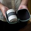 245ml Ceramic Filter Tea Cup with Lid and Storage Bag for Tea Separation