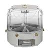 Grain Storage Container Dispenser Sealed 360 Degree Rotating Rice Dispenser Kitchen Multiple Section Dry Cereal Dispenser Box