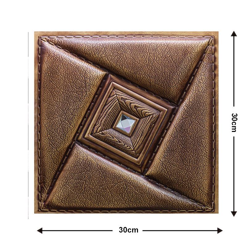 Autocolante de perete 3D PVC autoadezive în stil european: Decor Renovare Impermeabil