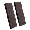 2/4pcs Black Ebony Lumber Wood Timber Handle DIY Knife Handle Material Timber DIY Blank Crafts Cutlery Handle Timber