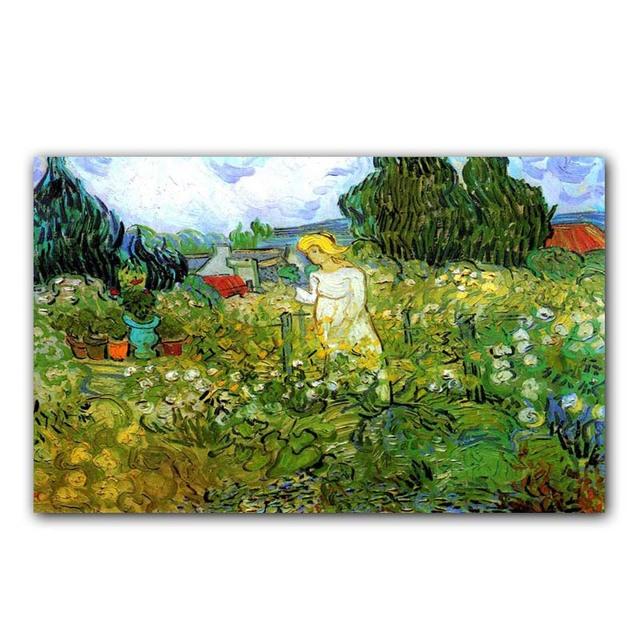 

Пейзаж маслом Ван Гог гавань абстрактное искусство холст картина гостиная коридор офис украшение дома фреска без рамки 21*30cm No Frame