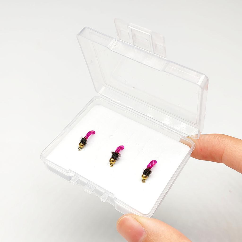 Fly Fishing Flies 9Pcs-3 Boxs Bundle 3 different styles Wet Flies Bait for catching fish like Trout/Bass etc in fresh water