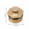 20PCS Brass Mist Nozzle Sprinkler G1/2 Male Thread Irrigation Mist Nozzle  Farmland Spraying