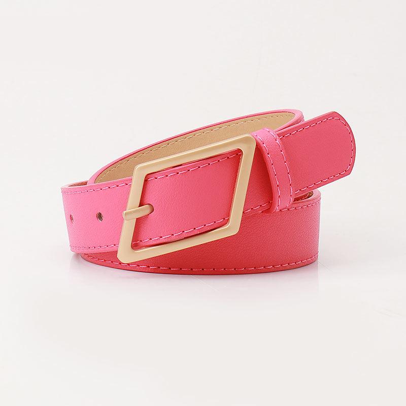 Belt Women'S Personality Alloy Pin Buckle Women'S Belt Simple Premium Belt