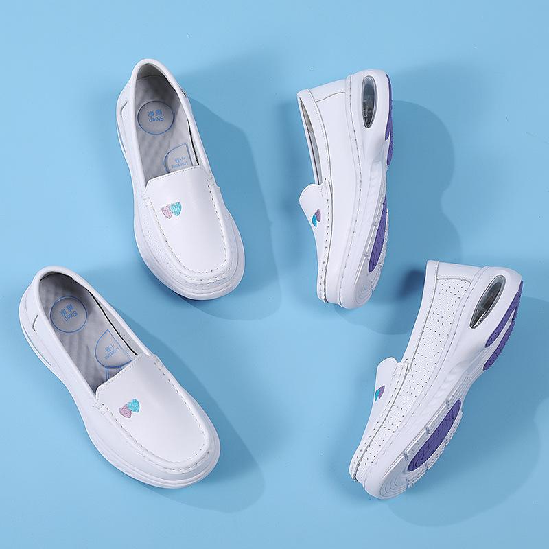 Autumn Fashion Women Slip on Platform Wedges Comfortable Non-slip Nurse Shoes Work Footwear Plus Size Shoes for Women 36-42