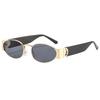 New European and American Retro Sunglasses Personalized Oval Internet Celebrity Sunglasses Trend Hip Hop Wind Small Frame Sunglasses