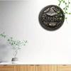 Viking Compass Metal Sign 8x8 Inch Rustic Tin Wall Art Decor Vintage Bedroom Porch