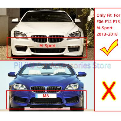 För BMW 6-serie F06 F12 F13 2013 2014 2015 2016 2017 2018 Främre Bumper Dragkrok Öga Släpkrok Kåpa Skal Målad 51118052710