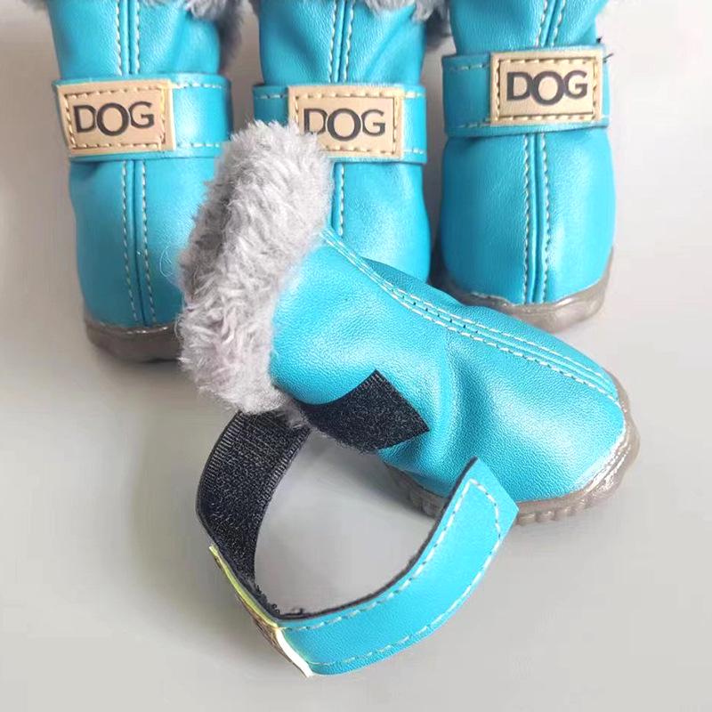 Bawełniane Zimowe Buty dla Szczeniąt Pomeraniana i Bichona Frise - Zestaw Butów na Jesień i Zimę
