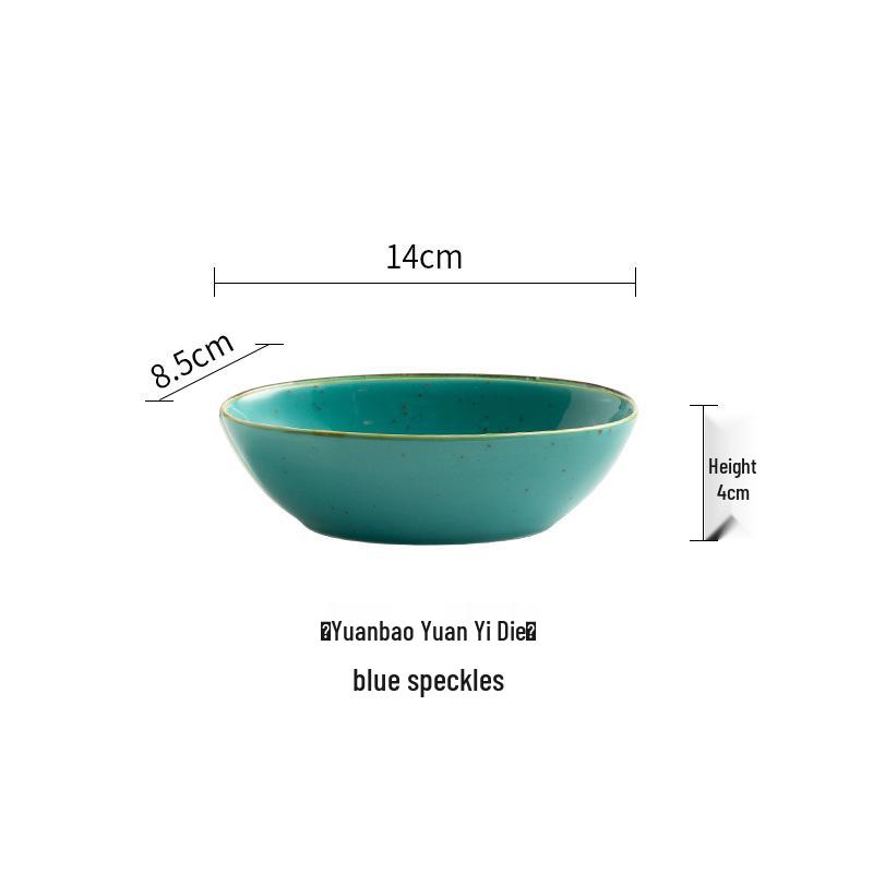 Japanese Ceramic Dipping Sauce Dish for Seasoning, Vinegar, or Soy Sauce - Small, Elegant, Versatile Dish for Hot Pot Buffets