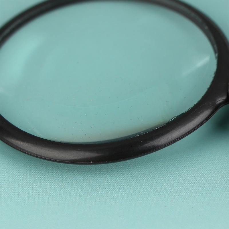 Folding Magnifying Glass Folded Leather Case Portable Handheld Jewelry Loupe 8X Mini Magnification 50/60/70MM