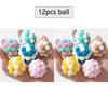 6pcs/set Cat Toys Cat Plush Ball Toy Pet Elastic Bell Ball Self Hi Ball Playing Cat Colorful Woolen Ball