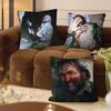 1pc D-Disco Elysium Game Pillow Case Fashion Square Pillowcase Bedroom Sofa Room Ins Decoration Leisure