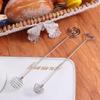 Stainless Steel Honey Dipper Sticks Double-headed Honey Spoon Household Honey Stirrer Jam