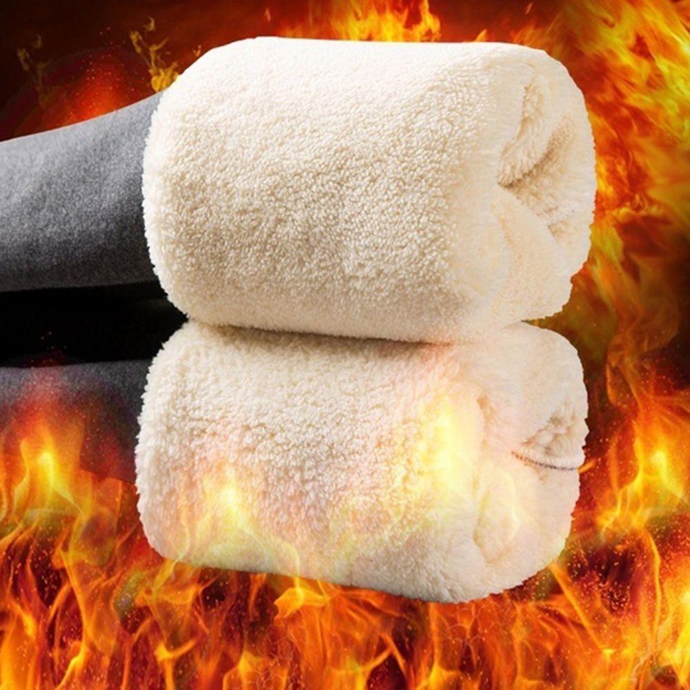 High Quality Skinny High Waist Winter Thicken Leggings Warm Pants Cashmere Lambskin Women Leggings