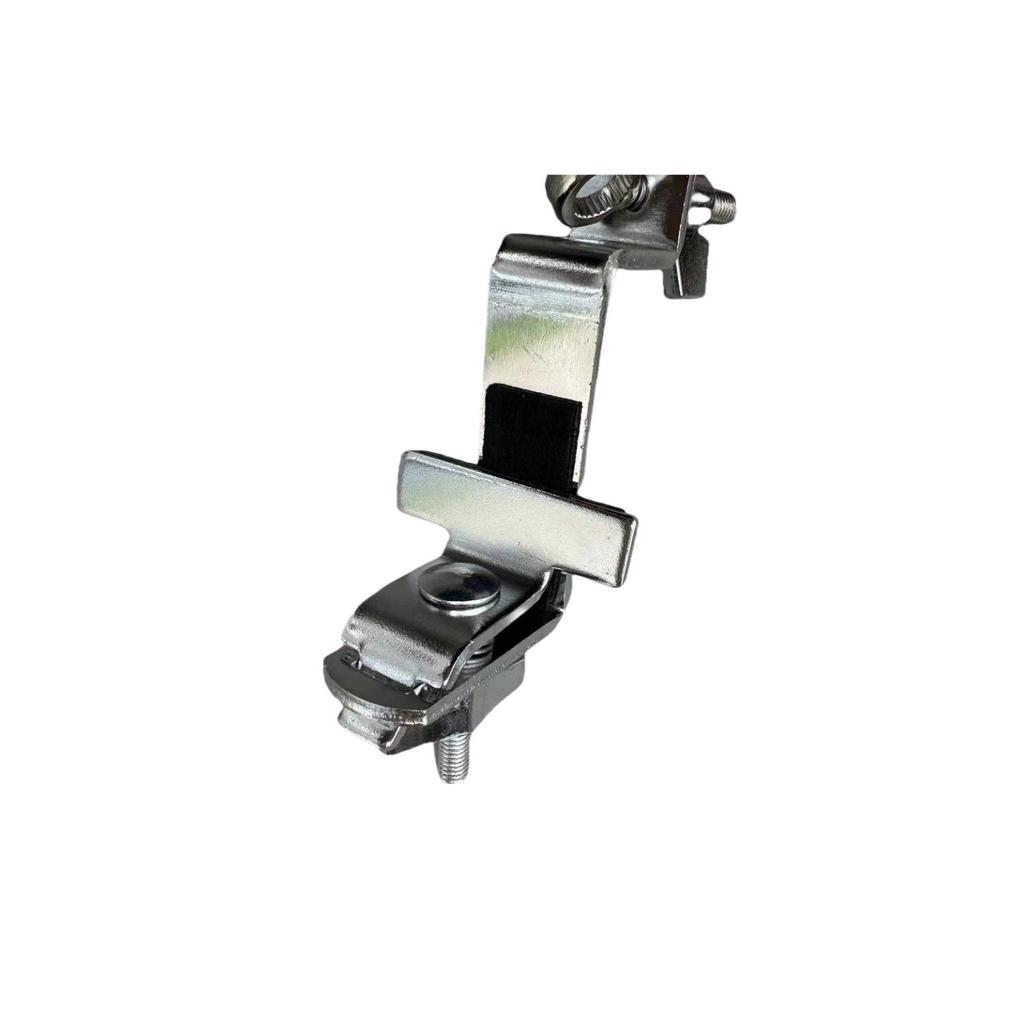 Multifunctional Drum Rack Sound Clamp: Silver & Black