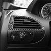 Vent Cover Trim Carbon Fiber For Center Console Side Air Outlet For BMW 6 Series E63 E64 2004-2010 Interior Accessories