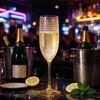Lightweight Reusable PS Champagne Glasses 170/220ml Shatterproof Cocktail Goblets for Corporate Cocktail Party Event Supplies