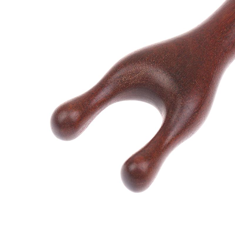 Sandalwood Scalp Massager Sandalwood Deer Antlers Wide Tooth Comb Meridians Dredging Scalp Facial Massage Comb Gua Sha Comb
