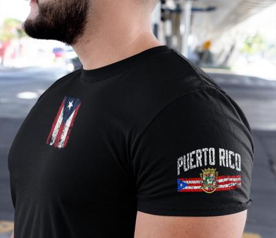 Puerto Rico T-Shirt, Puerto Rican Flag Tee, Boricua Pride Shirt, Puerto Rico Tee