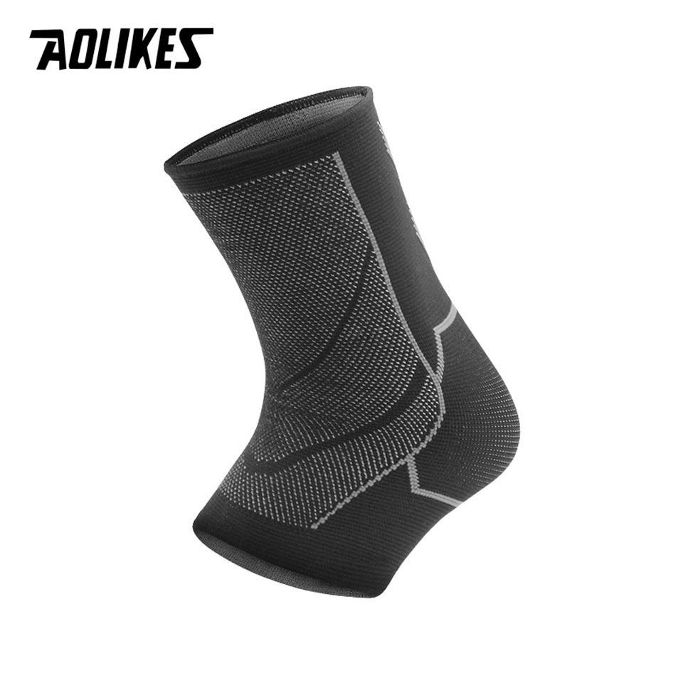

AOLIKES Sport Ankle Support Protector Compression Ankle Brace Cotton Comfort Anti Sprain Basketball Football Foot Safety M