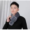 Smart Heated Scarf with Vibration Massage for Men & Women - Winter Neck Warmer, Solid Color