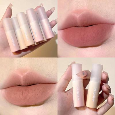 Kobeleen Little Milk Velvet Matte Lip Mud: Long-Lasting, Natural Nude Lipstick