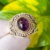 Natural Amethyst Gemstone 925 Sterling Silver handmade Ring Size 9 US Gift Ring