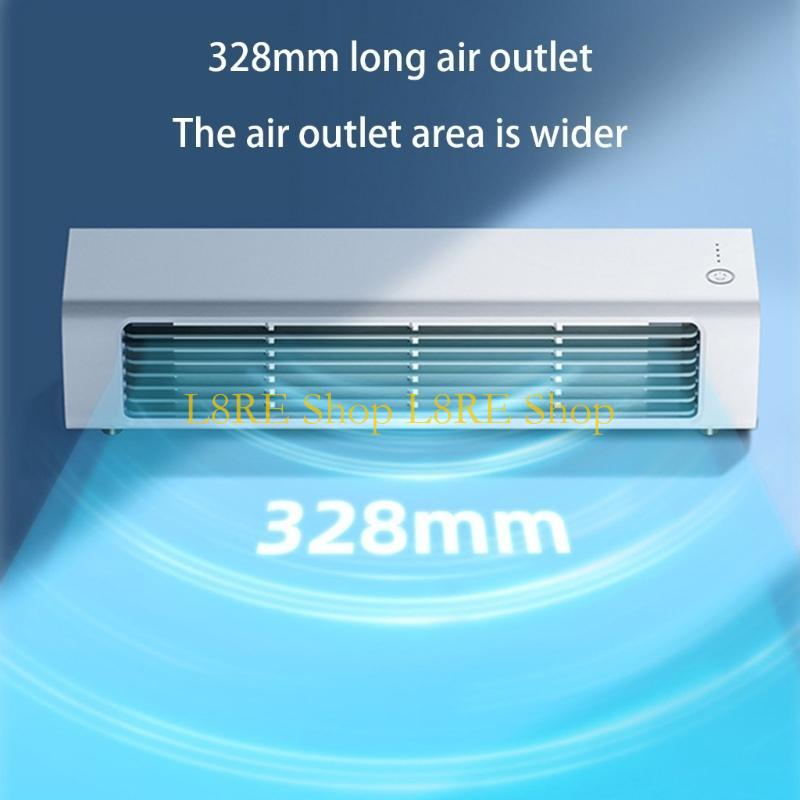 L8RE Bladeless Tower Fan with Remote Control USB Charging Desk Air-conditioning Fan