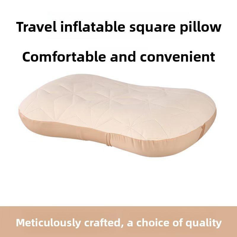 Outdoor Travel Portable Inflatable Pillow Office Home Lunch Break Waist Pillow Camping Pillow