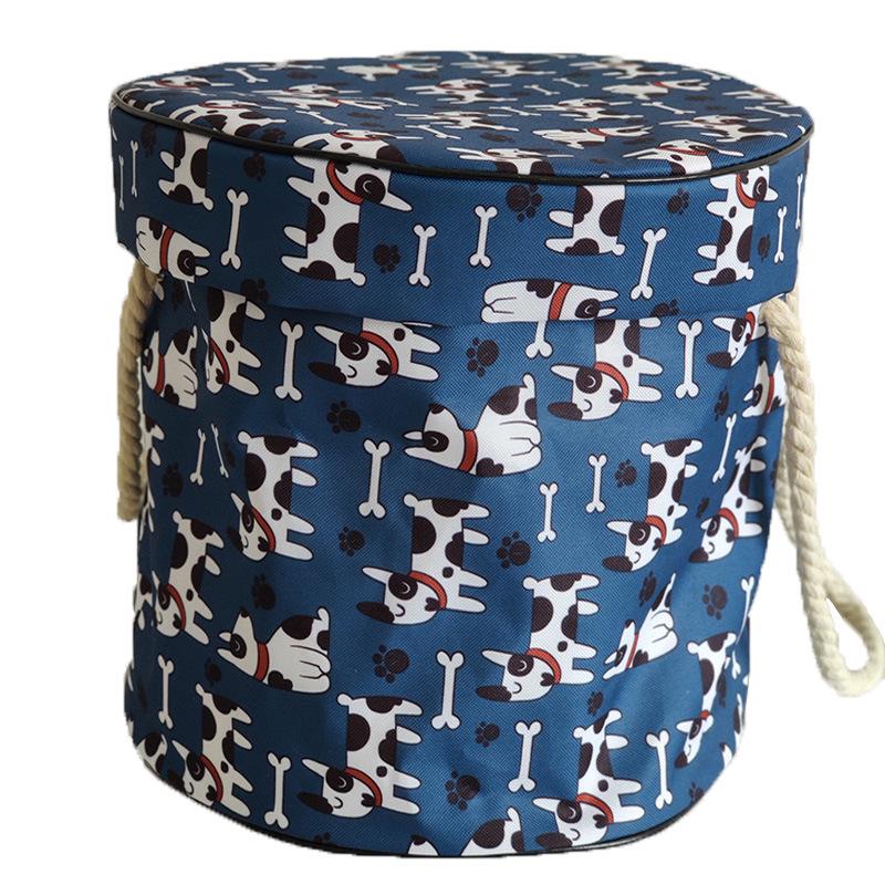 Children's Quick Storage Bag for Toys: Fabric Basket with Zipper