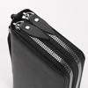Men's clutch bag New business zipper handbag Large capacity fashion clutch bag Long wallet Mobile phone bag Simple