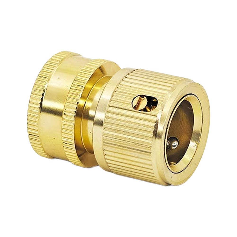 Aluminum 3/4 Garden Hose Quick Connector Water Nipple Adapter For Garden Hose Tap Car Wash Watering Tube Repair Jiont