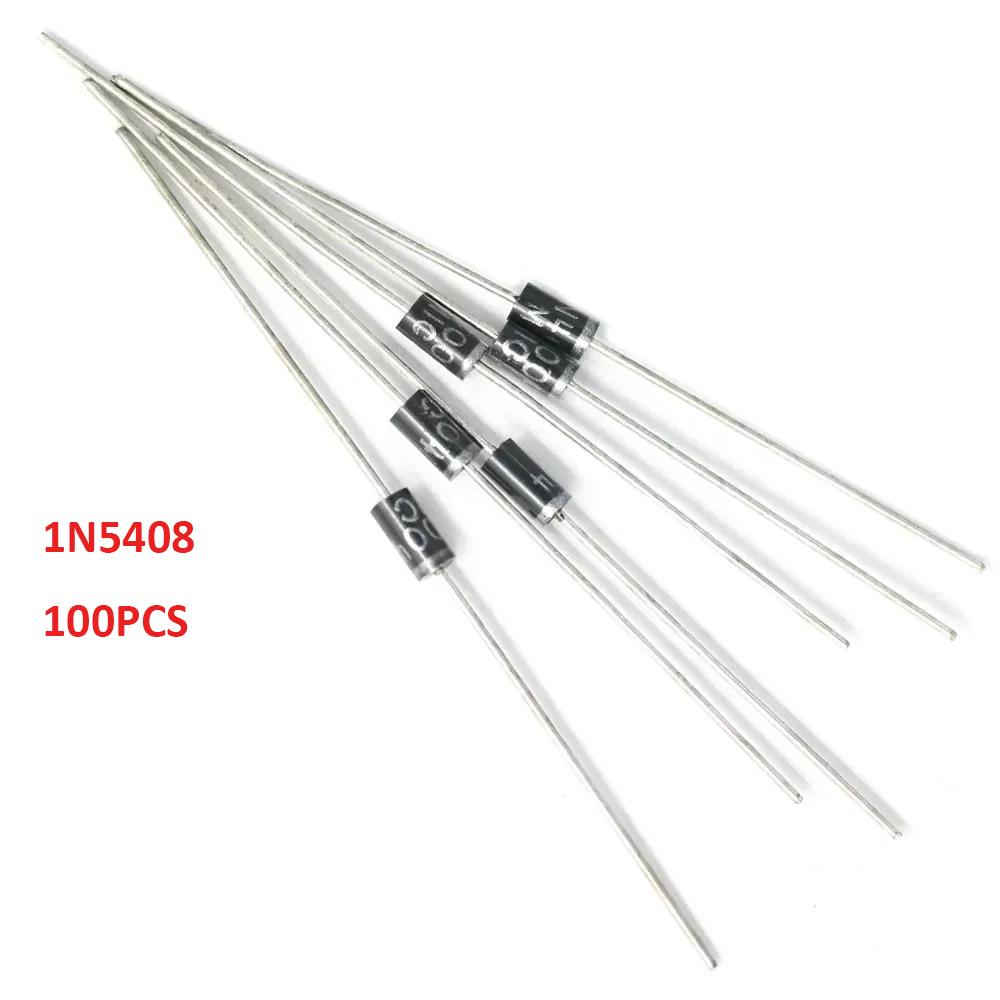 50/100PCS Rectifier Diode DO-27 1N5408 1N4007 Schottky Diode Diodes Kit Electronic Kit Fast Switching Diode