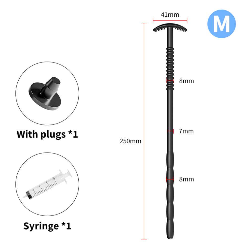 Soft Silicone Urethral Dilator 6/8/10mm Horse Eye Stick Penis Rod Male Masturbation Blockage Stimulator Adults Sex Toys for Men