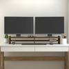 Monitor Stand Honey Brown 100 X 27 X 15 Cm Solid Pine Wood